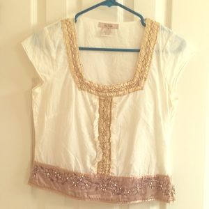 Free People Beaded Genie Top